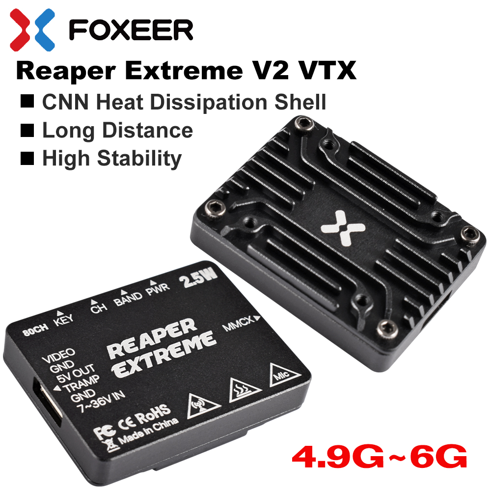 Foxeer 5.8G Reaper Extreme V2  - Foxeer Reaper Extreme 2.5W Vtx บทวิจารณ์และราคา