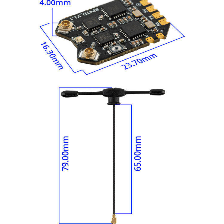 RadioMaster RP4TD ExpressLRS 2 - Skyzone Sky04O Pro Fpv Goggles บทวิจารณ์และราคา