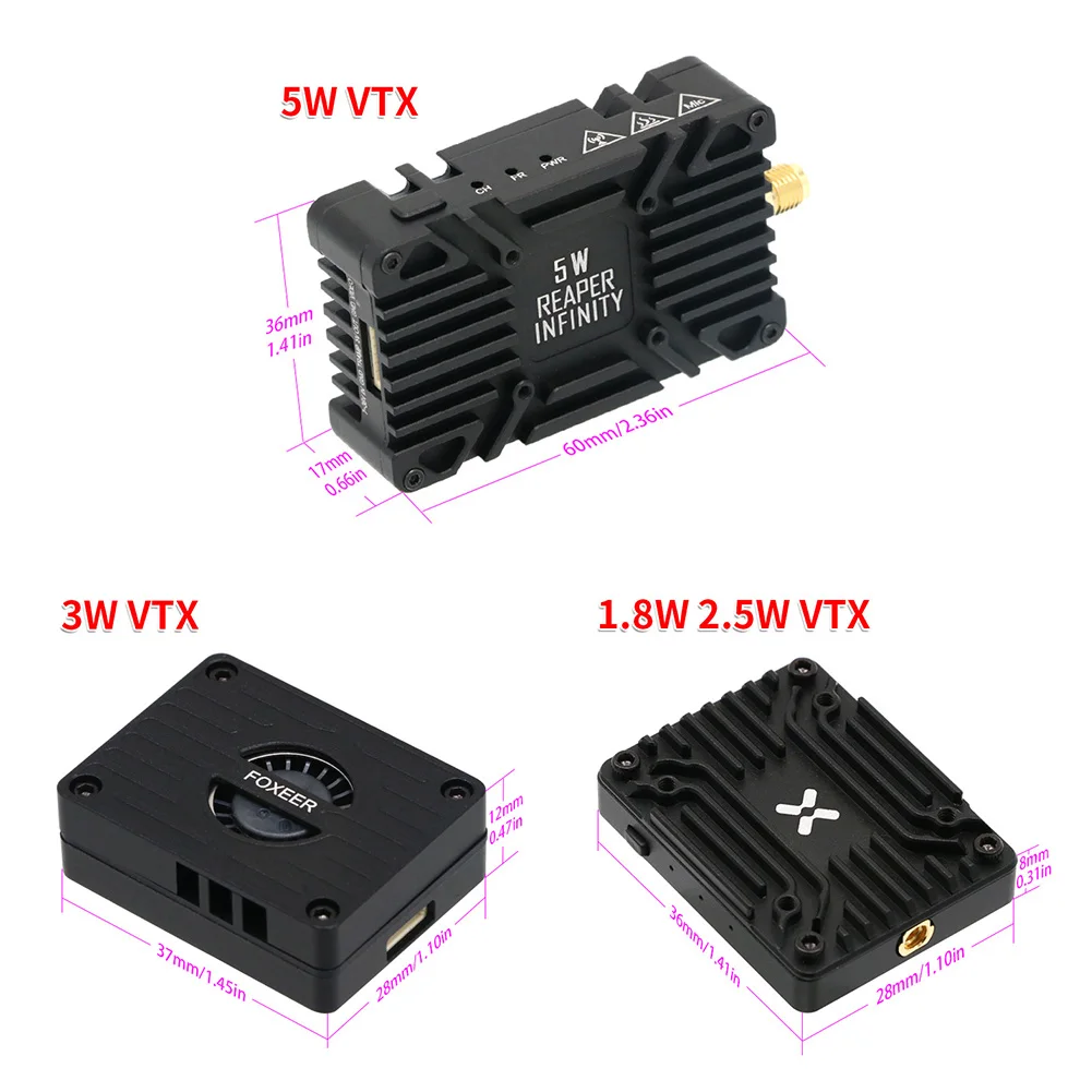 Foxeer Reaper Extreme V2 5.8G  - Foxeer Reaper Extreme 2.5W Vtx บทวิจารณ์และราคา